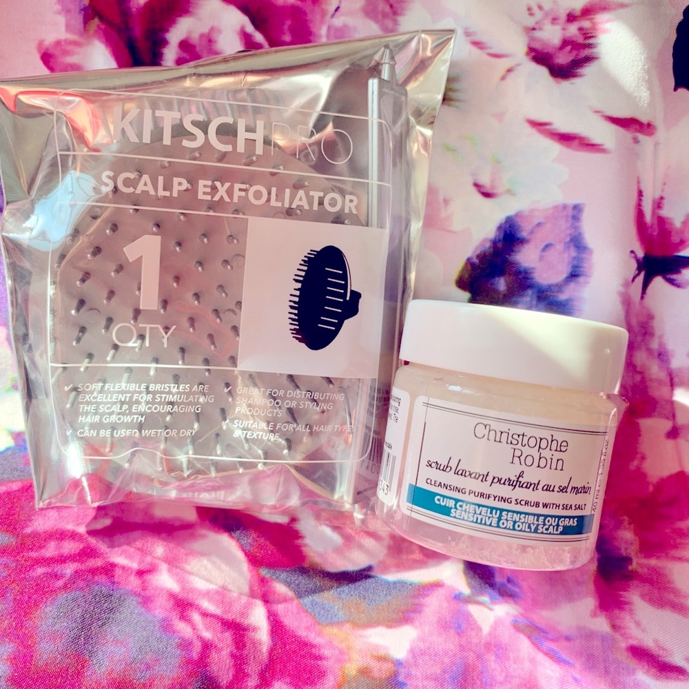 Christophe Robin Scalp Scrub and Kitsch Scalp Exfoliator - NEW